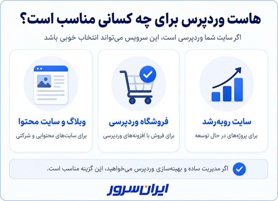 هاست وردپرس برای چه کسانی مناسب است