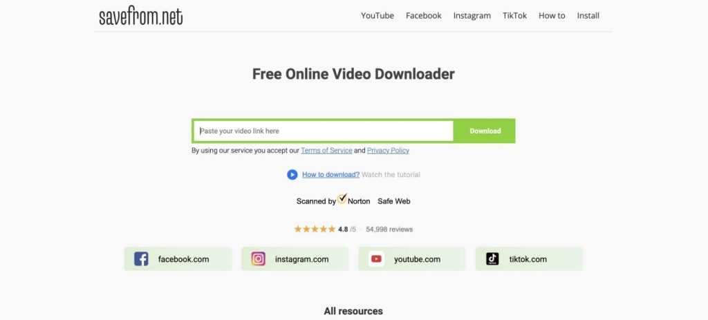 دانلود رایگان از youtube