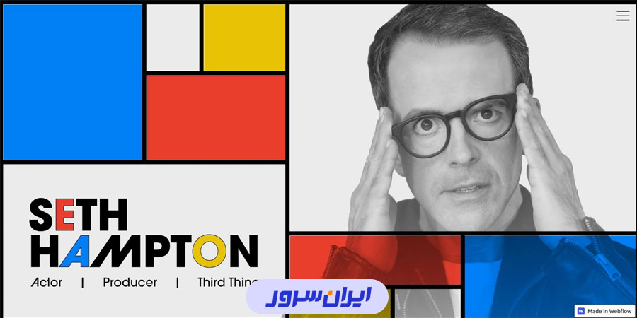 سایت طراحی تک صفحه ای 