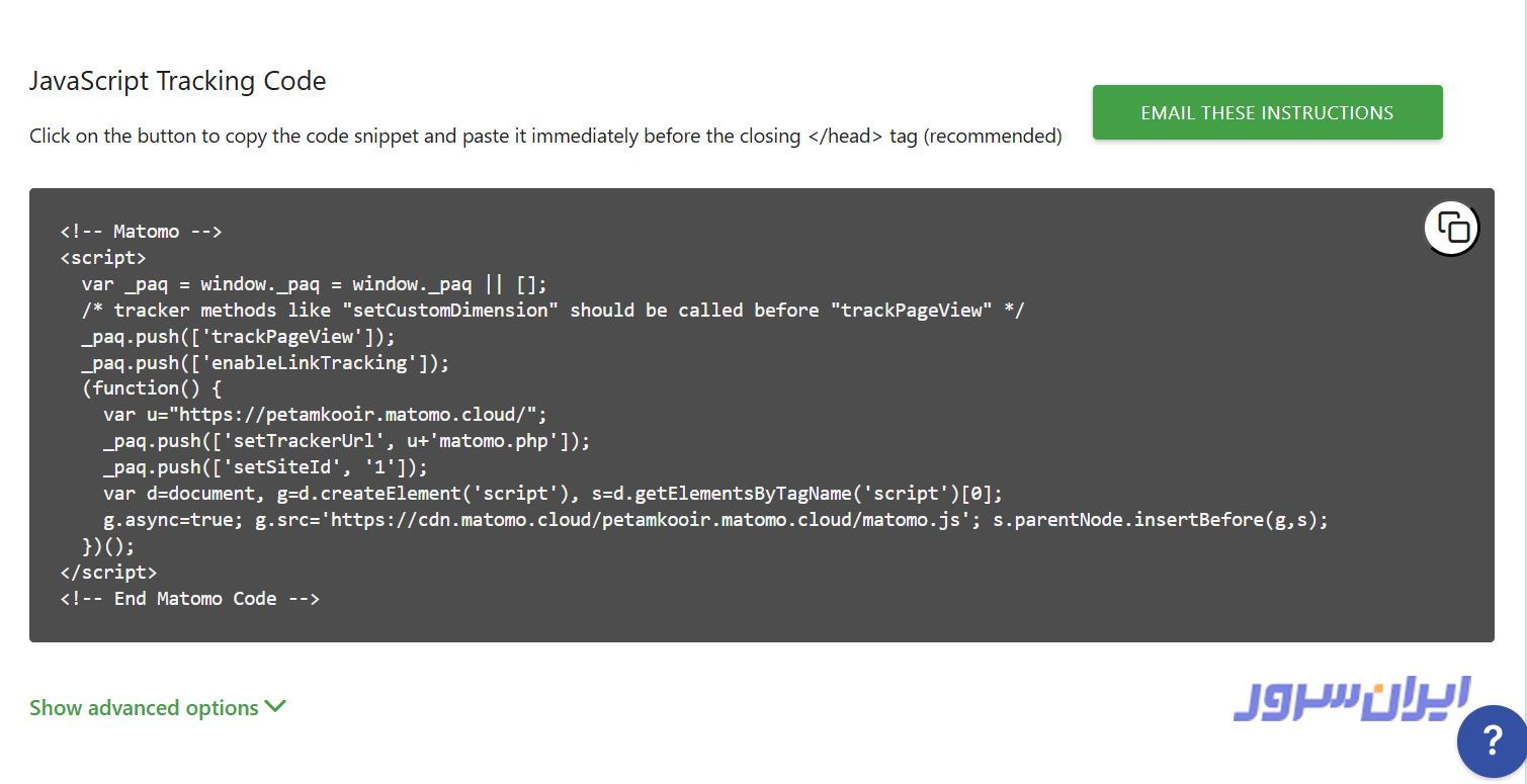 انتقال داده‌ها از Google Analytics به Matomo