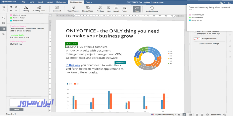شروع به کار با ONLYOFFICE 