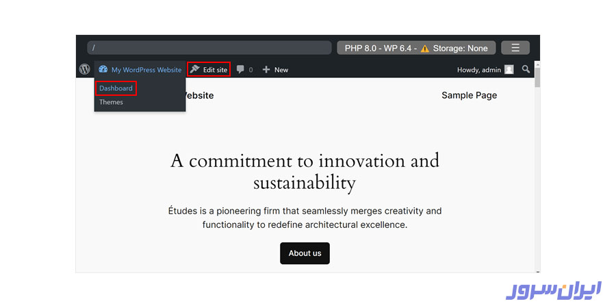 استفاده از WordPress Playground