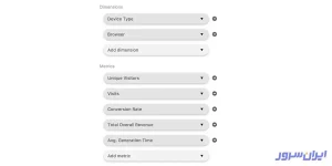 پارامترهای 'Avg. Generation Time matomo
