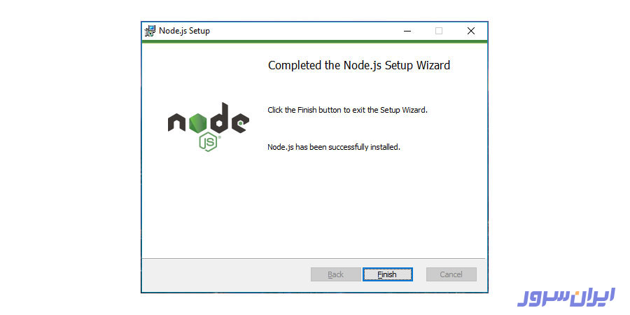 نصب نودجی اس در ویندوز 