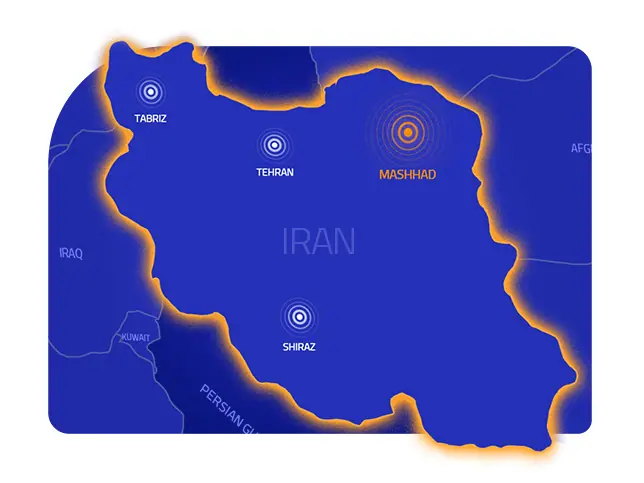 لوکیشن مشهد در ایران‌سرور